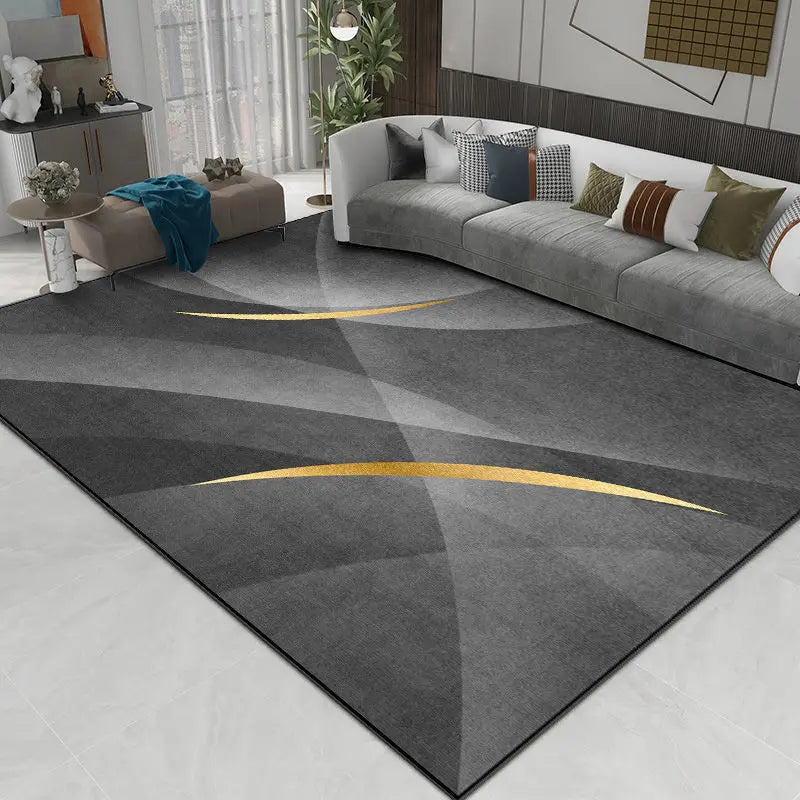 Navak Carpet Deluxe Grey Carpet Living Room Decoration Home Bedroom Carpet Lounge Rug Entrance Door Mat Foot  Area Rug Large  Nordic style