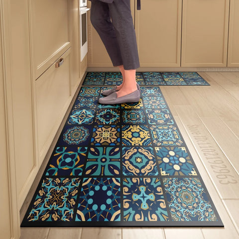 Navak Carpet Non-slip Kitchen Mat Long Rugs Crystal Velvet Carpet for Living Room Absorbent Foot Mats Bedroom Doormat Alfombra Small Rugs