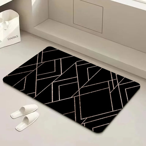 Navak Carpet Geometry Long Rugs Nordic Style Home Doormat Bathroom-Toilet Mats Bedroom Modern Home Decor