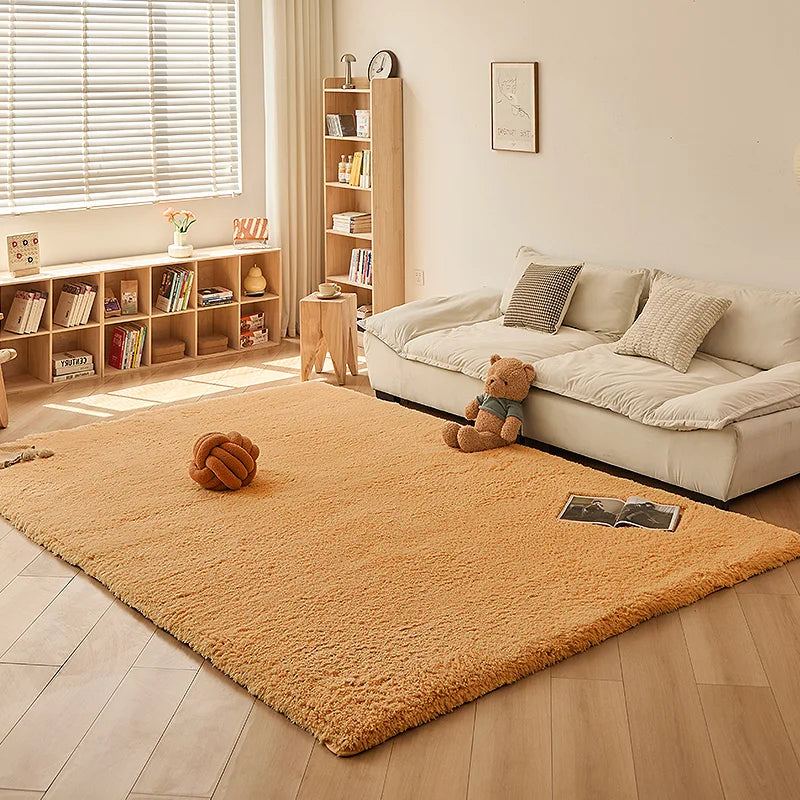 Navak Carpet Soft Lamb Wool Carpet For Children's Bedroom Foot Rugs Fluffy Plush Game Crawling Mat Balcony Cushion Home Decoration Pet Mats