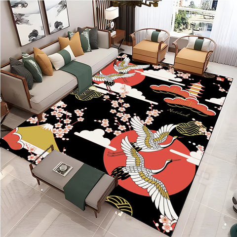 Navak Carpet Chinese Style Living Room Carpet Coffee Table Floor Mat Alfombra Rug Study Bedroom Bedside Home Decoration Non-slip Floor Mat