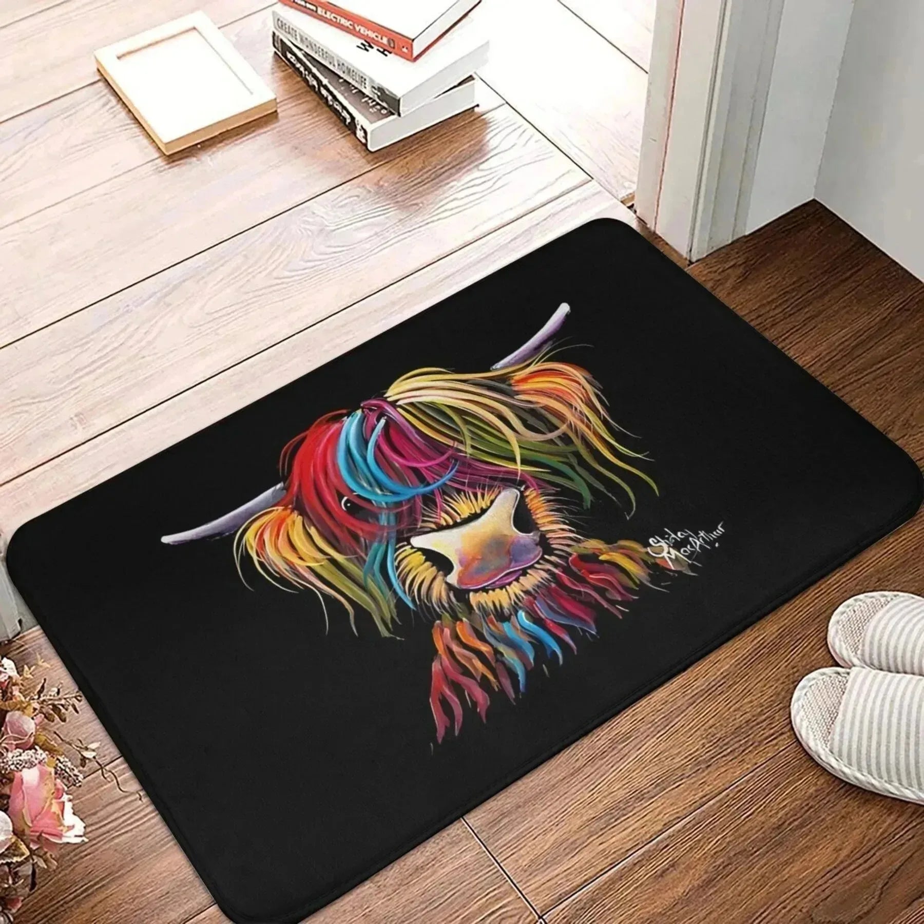 Navak Carpet 1PC 3D pattern Landscape Door Mats Kitchen Rugs Non-Slip Pop design Bathroom Rugs Bath Mat Carpet for Home Sink Laundry Decor