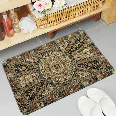 Navak Carpet Boho Persian Rug Pattern Kitchen Mat Non-Slip Laundry Room Mat Laundry Decor Balcony Child Living Room Modern Home Decor