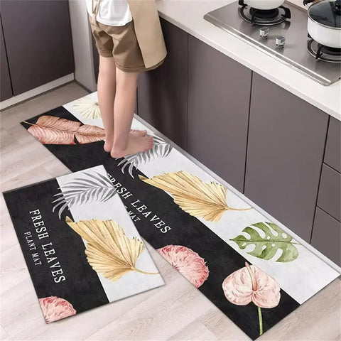 Navak Carpet Kitchen Carpet Mats for Floor Bedroom Living Room Long Bedside Area Rug Soft Washable Carpet Anti Slip Bathroom Entrance Doormat