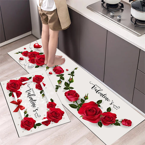 Navak Carpet Kitchen Mat Carpet for Floor Home Entrance Doormat Bedroom Living Room Decor Bedside Rug Hallway Balcony Bathroom Anti-Slip Mat