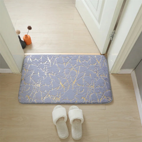 Navak Carpet Bath Mat Modern Living Room Area Small Rug Washable Bedroom doormat Bathroom Rectangle Non Slip Toilet Floor Faux Mat