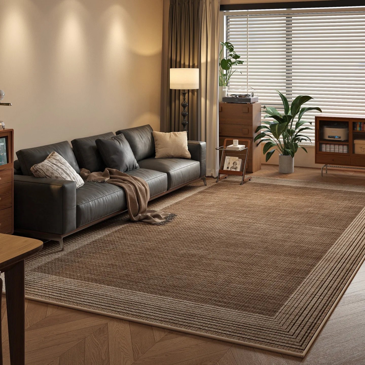 Navak Carpet Large Area Carpet For Living Room Rug Bedside Bedroom Floor Mat Loop Pile TPR Non-Slip Waterproof Rugs 카페트 거실 대형 Alfombra Salón