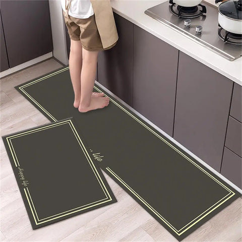 Navak Carpet Kitchen Carpet Mats for Floor Bedroom Living Room Long Bedside Area Rug Soft Washable Carpet Anti Slip Bathroom Entrance Doormat