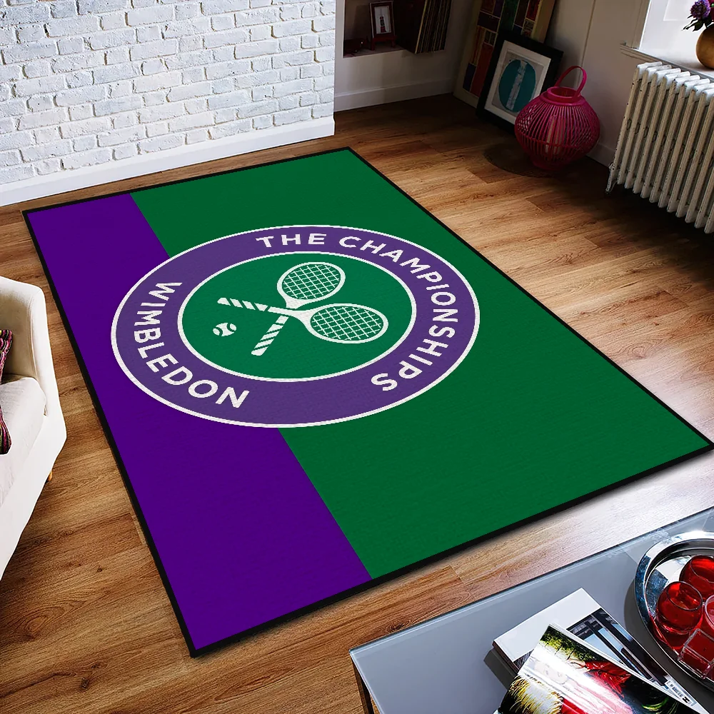 Navak Carpet small carpet Anti-Slip Kitchen W-Wimbledon Bedroom Handmade cool Tufted Rug Living design Championships Room Entrance Decoration