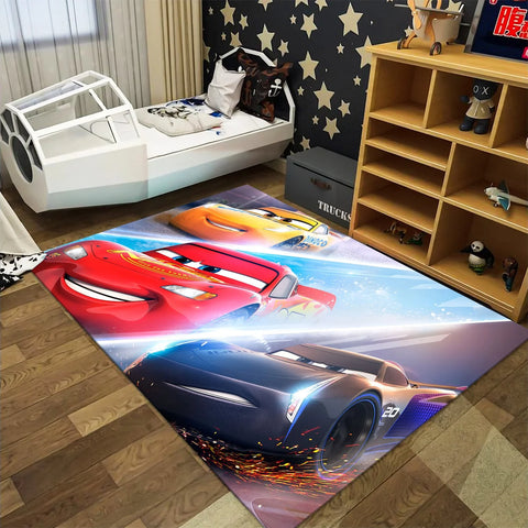 Navak Carpet Daily Picks Motorway Road Car Floor Carpet McQueen Cartoon Car Rug for Kids Room Decor Minimalist Nursery Child Play Mat Gift Ideas