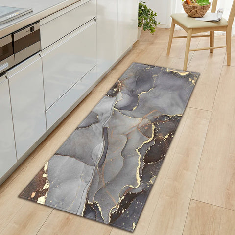 Navak Carpet Kitchen Bath Foot Mat Home Living Room Balcony Bedroom Bedside Floor Decor Long Carpet House Hallway Entrance Door Anti-Slip Rug