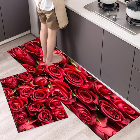 Navak Carpet Kitchen Mat Carpet for Floor Home Entrance Doormat Bedroom Living Room Decor Bedside Rug Hallway Balcony Bathroom Anti-Slip Mat