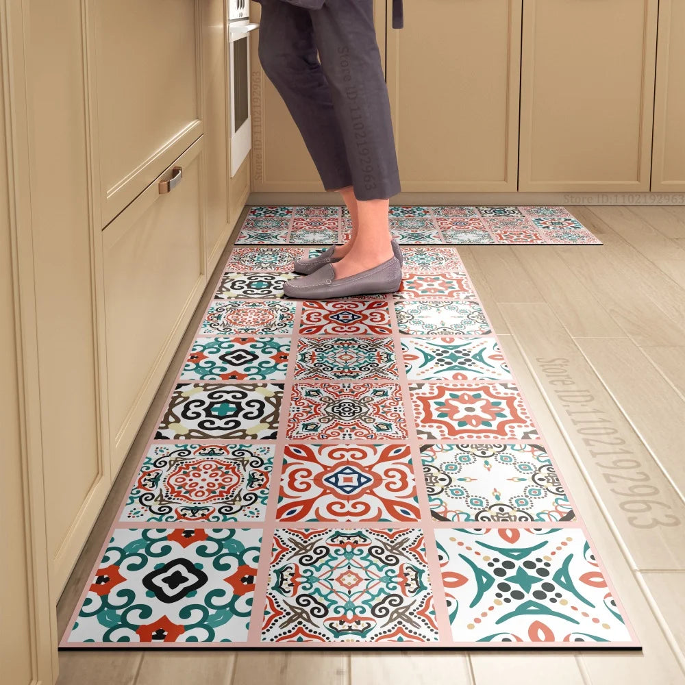 Navak Carpet Non-slip Kitchen Mat Long Rugs Crystal Velvet Carpet for Living Room Absorbent Foot Mats Bedroom Doormat Alfombra Small Rugs