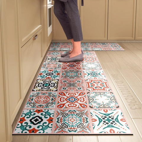 Navak Carpet Non-slip Kitchen Mat Long Rugs Crystal Velvet Carpet for Living Room Absorbent Foot Mats Bedroom Doormat Alfombra Small Rugs