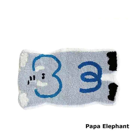 Navak Carpet Exclusive Picks Faux Cashmere Carpet Animals Entry Door Mat Entry Foot Mat Bathroom Rug Toilet Entryway Mat Non-Slip Washable Home Decor