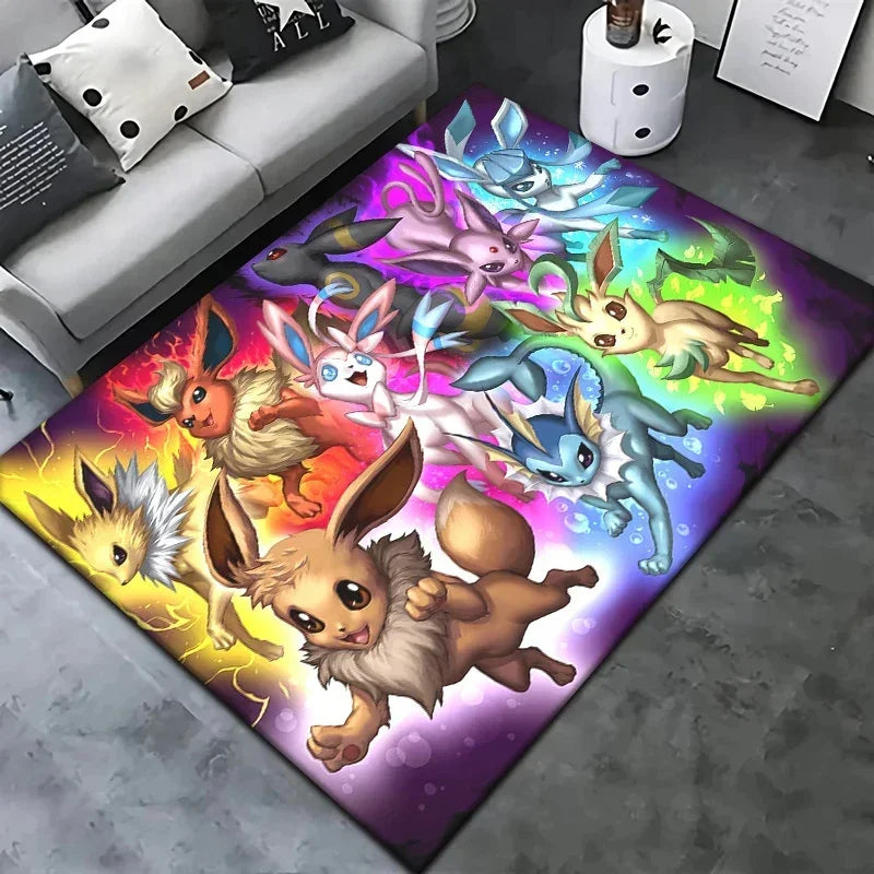 Navak Carpet Daily Picks Pokemon Cartoon Carpet Rug Living Room Bedroom Decoration Picnic Camp Kitchen Carpet Crawling Carpet Decoration