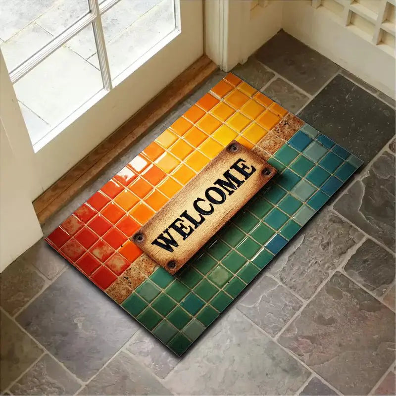 Navak Carpet Exclusive Picks Scandinavian Entryway Easy-to-clean Non-slip Water-absorbent Entry Door Mat Interior Decoration