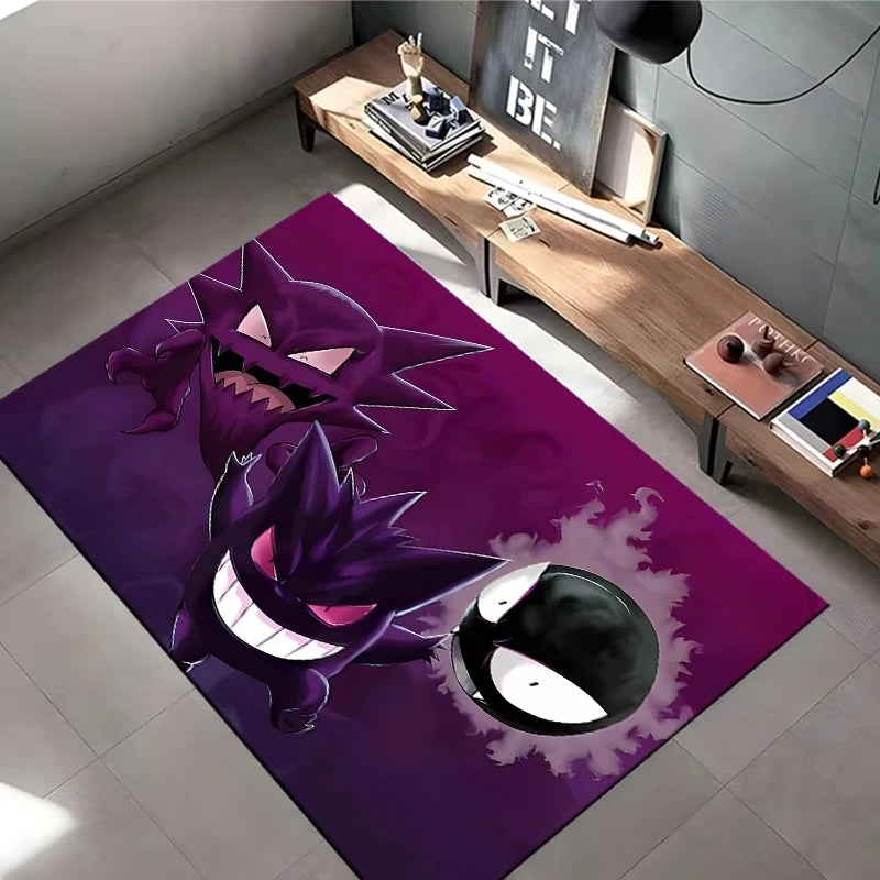 Navak Carpet Daily Picks Disney Gengar Area Rug Japanese Anime Pokemen Carpet for Living Room Bedroom Sofa Doormat Kitchen Floor Mat Home Decor