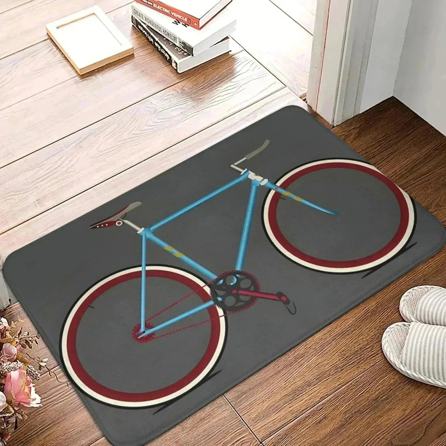 Navak Carpet 1PC 3D pattern Landscape Door Mats Kitchen Rugs Non-Slip Pop design Bathroom Rugs Bath Mat Carpet for Home Sink Laundry Decor