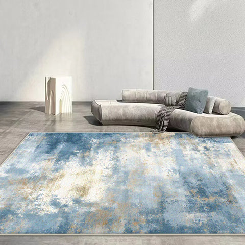 Navak Carpet Nordic Abstract Carpet Living Room Rendering Decoration Sofa Blue Large Area Rugs Outdoor Active Non-slip Mat Customizable