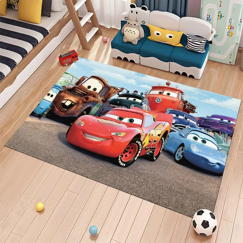 Navak Carpet Daily Picks Motorway Road Car Floor Carpet McQueen Cartoon Car Rug for Kids Room Decor Minimalist Nursery Child Play Mat Gift Ideas