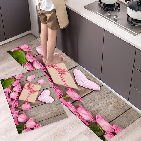 Navak Carpet Kitchen Mat Carpet for Floor Home Entrance Doormat Bedroom Living Room Decor Bedside Rug Hallway Balcony Bathroom Anti-Slip Mat