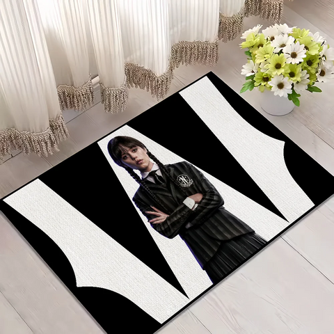 Navak Carpet horror movie W-WednesdayS-2 small carpet Rug Carpet Home Decor Bedroom Mat Hallway Balcony Carpet Entrance Doormat Decoration