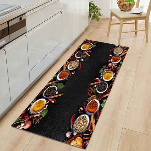 Navak Carpet Modern Kitchen Mat Home Entrance Doormat Hallway Bedroom Living Room Decoration Floor Carpet Balcony Bathroom Anti-Slip Long Rug