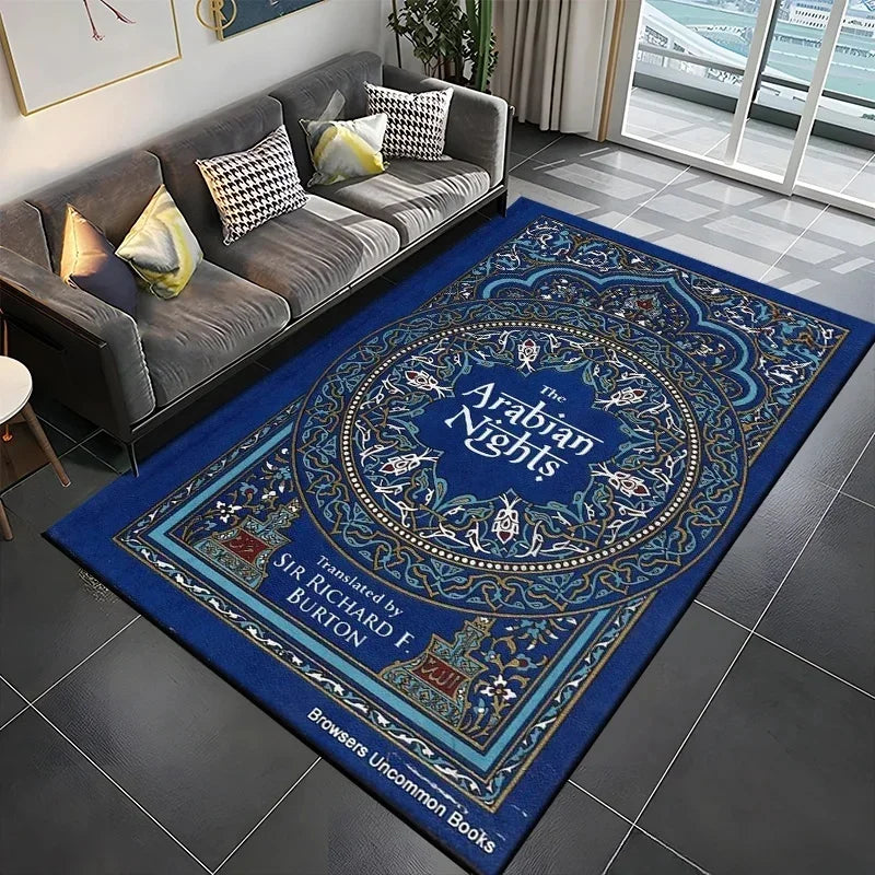 Navak Carpet Magical A-Aladdin Floor Mat Non-Slip Carpet for Living Room Vibrant Rug for Sofa Doormat Kitchen Decor Perfect Kid's Gift