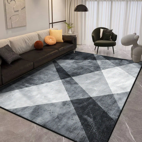 Navak Carpet Modern Geometric Carpet Living Room Luxury 160x230 Large Area Rugs for Bedroom Decoration Soft Non-slip Floor Mat for Kids Room