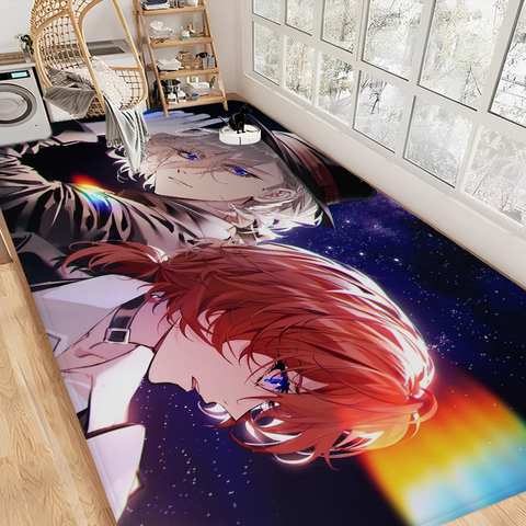 Navak Carpet Bungo Stray Dogs Room Mats Retro Multiple Choice Living Room Kitchen Rug Non-Slip Welcome Rug