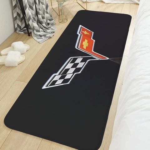 Navak Carpet Bedroom Rug T-Corvettes Living Room Floor Carpet Slip-resistant Hallway Kitchen Porch Foot Mat Non-slip Doormat Entrance Door