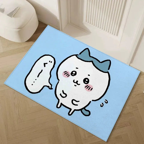 Navak Carpet Daily Picks Disney Chiikawa Floor Door Mat Living Bedrooom Bathroom Entrance Carpet Cute Girl Child House Home Decor Non-slip Rug