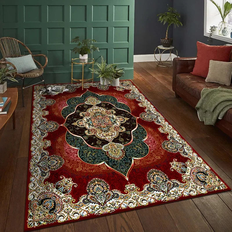 Navak Carpet Exclusive Picks American Persian Living Room Carpet Crystal Velvet 40*60CM Hotel Home Bedroom Carpeted Exotic Nationalities Windswept Rug