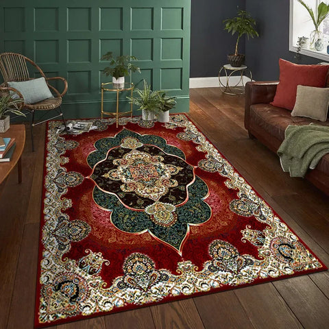 Navak Carpet Exclusive Picks American Persian Living Room Carpet Crystal Velvet 40*60CM Hotel Home Bedroom Carpeted Exotic Nationalities Windswept Rug