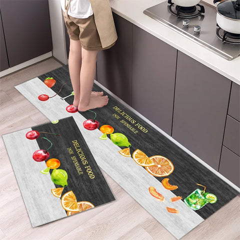 Navak Carpet Kitchen Rug Durable Home Entrance Doormat High-end Kitchen Mats for Floor Waterproof House Hold Washable Non-slip Large Carpet