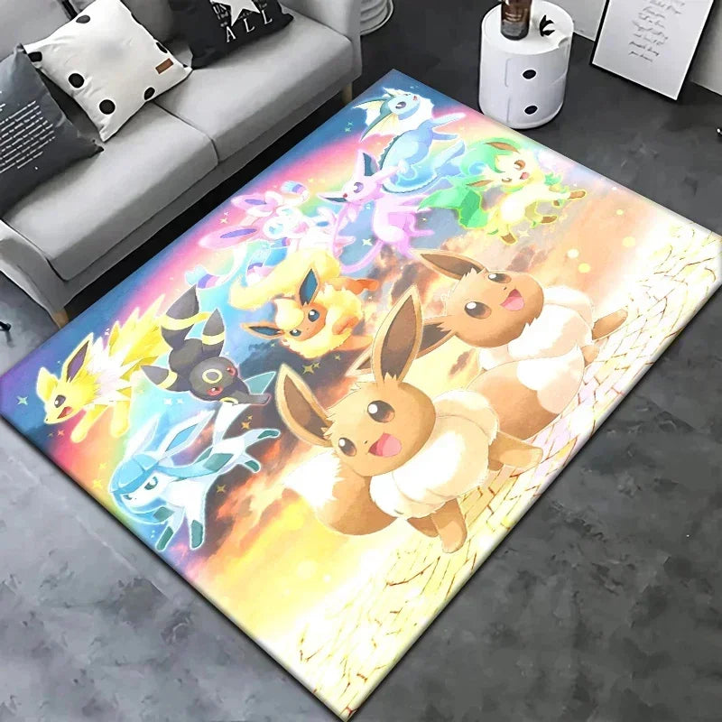 Navak Carpet Daily Picks Pokemon Cartoon Carpet Rug Living Room Bedroom Decoration Picnic Camp Kitchen Carpet Crawling Carpet Decoration
