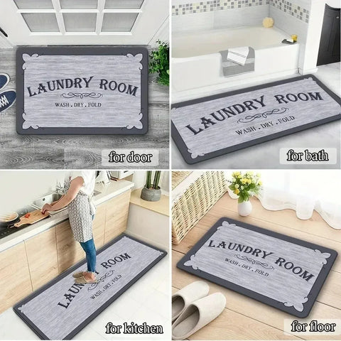 Navak Carpet 1PC Charactors pattern Kitchen Rugs Non-Slip Home Door Mats Pop design Bathroom Rugs Bath Mat Carpet for Home Sink Laundry Decor