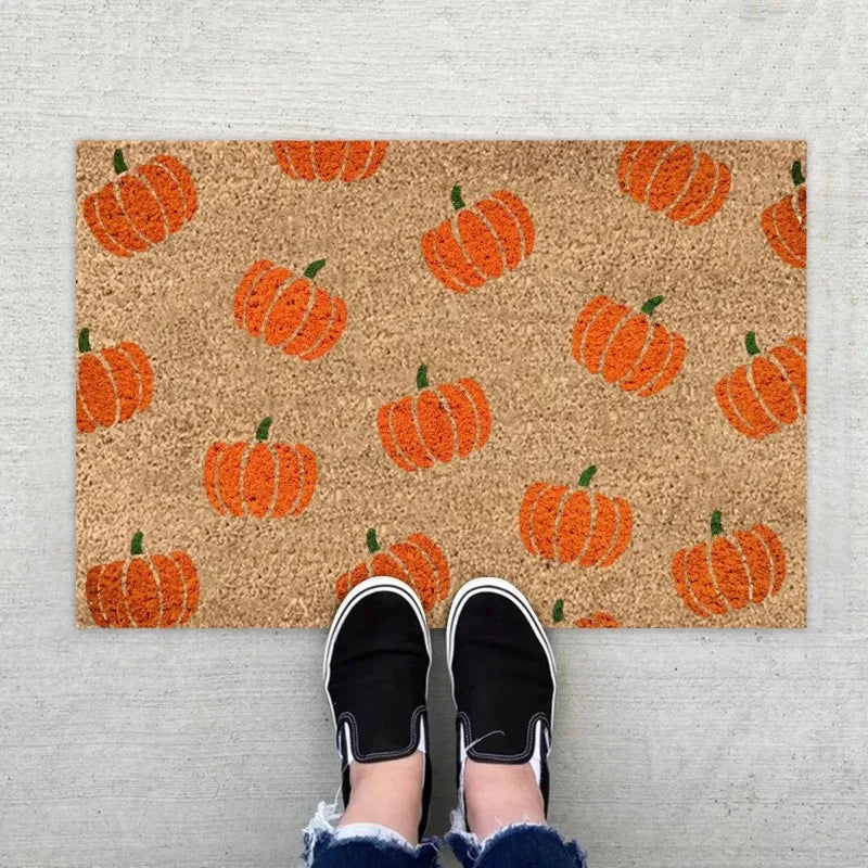 Navak Carpet Daily Picks DISNEY Sofa Autumn Welcome Carpet Door Pumpkin Floor Fall Seasonal Mat Thanksgiving Halloween Indoor Fuzzy Rugs Decorate