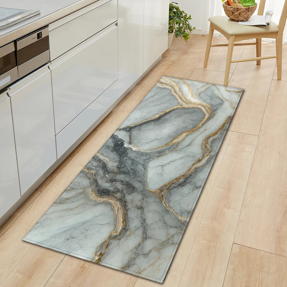 Navak Carpet Entrance Doormat Kitchen Mat House Bathroom Hallway Non-Slip Foot Rug Home Living Room Balcony Bedroom Floor Decoration Carpet