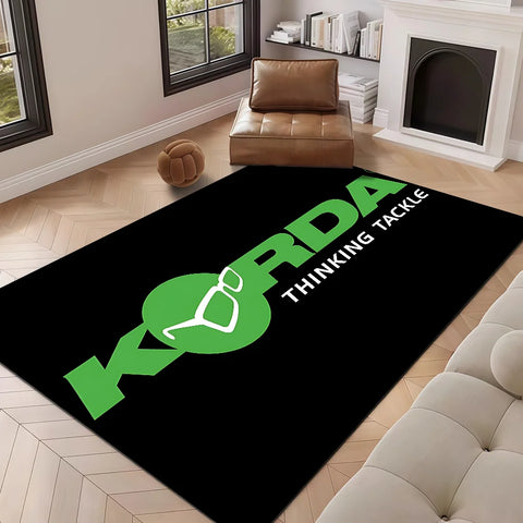 Navak Carpet K-Korda Fishing Logo Floor Mat Kids Room Bedroom Decoration Balcony Anti-Slip Doormat Living Room Welcome Rug