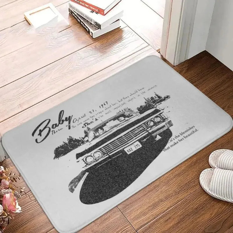 Navak Carpet Supernatural Floor Door Bathroom Kitchen Mat Anti-Slip Outdoor TV Wincherter Bros Doormat Garden Entrance Rug Carpet Footpad