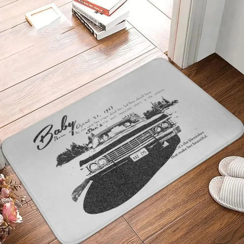 Navak Carpet Supernatural Floor Door Bathroom Kitchen Mat Anti-Slip Outdoor TV Wincherter Bros Doormat Garden Entrance Rug Carpet Footpad