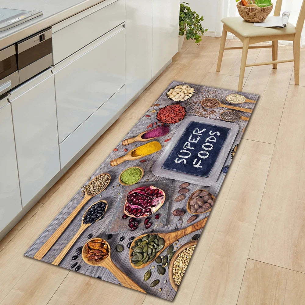 Navak Carpet Kitchen Mat Home Living Room Balcony Bedroom Floor Decor Foot Carpet House Bathroom Entrance Door Hallway Absorbent Non-slip Rug