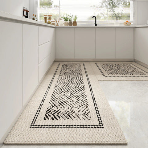 Navak Carpet Carpet for Kitchen Runner Rug Non-slip Floor Mat Long Carpets Dustproof Elegant Minimalist Style Home Decoration Rugs 주방 바닥 매트