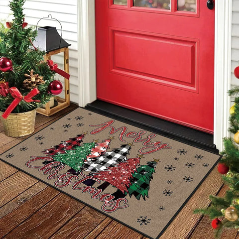 Navak Carpet Exclusive Picks Christmas Carpet Indoor And Outdoor Non-Slip Anti-Fouling Floor Mat Living Room Decorative Area Soiled Floor Mat