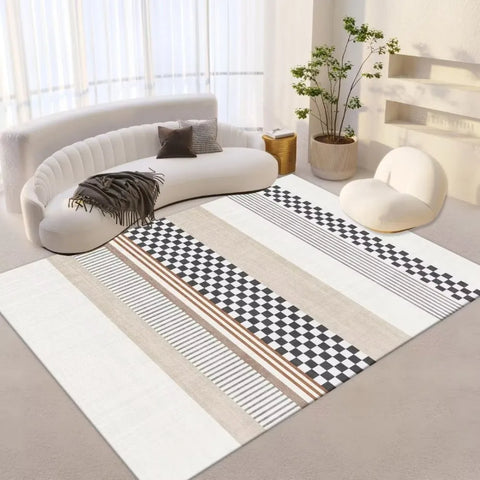 Navak Carpet Exclusive Picks Scandinavian Style Geometric Rug Living Room Study Wearable Design Modern Home Studio Ins Style Space