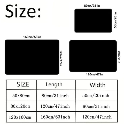 Navak Carpet Daily Picks Simple Carpet Cartoon Living Room Bedroom Kitchen Sofa Table Balcony Rug Non-slip Washable Mat Exquisite Home Ornaments