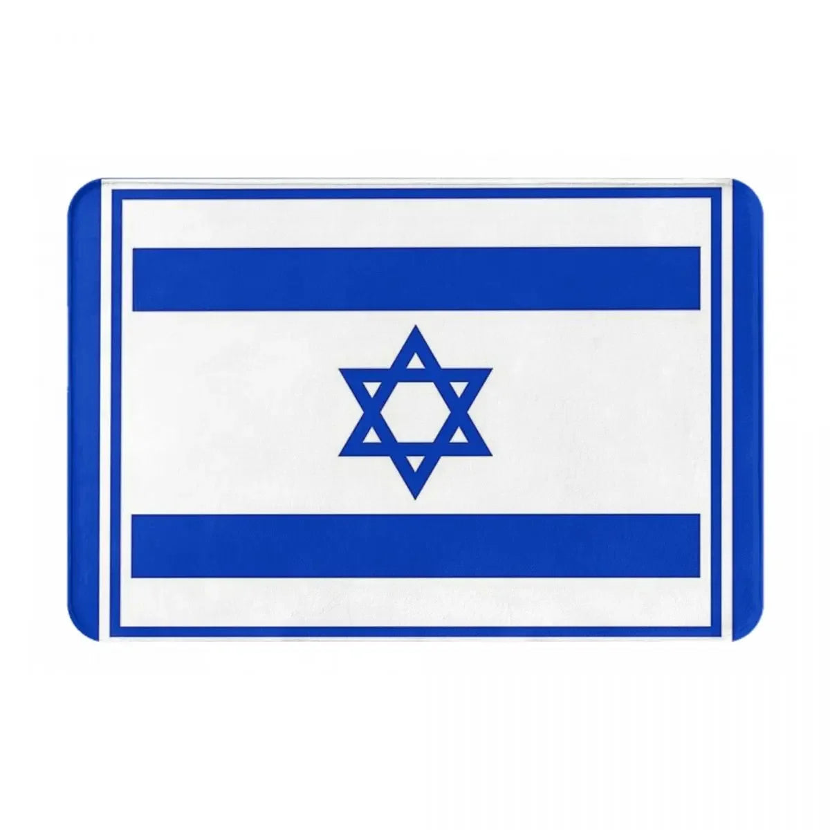 Navak Carpet Israel Flag Anti-slip Doormat Floor Mat Sand Scraping Carpet Rug for Kitchen Entrance Home Bathroom Living room Footpad Mats