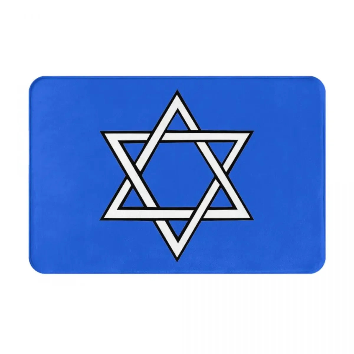 Navak Carpet Israel Flag Anti-slip Doormat Floor Mat Sand Scraping Carpet Rug for Kitchen Entrance Home Bathroom Living room Footpad Mats
